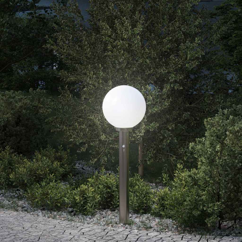 Vidaxx Pollerbeleuchtung mit Sensor 80 cm Edelstahl IP44