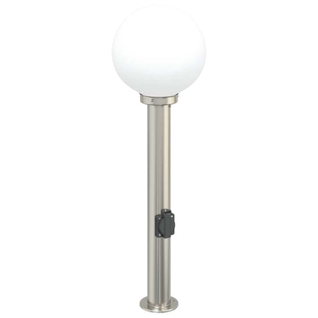 Vidaxl Pollerleuchte mit Fassung 80 cm Edelstahl IP44