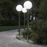 Vidaxx Pollerleuchte mit Fassung 3 Stück 120 cm Edelstahl IP44
