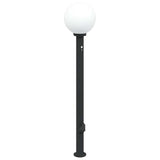 Vidaxx Pollerleuchte mit Sensor und Steckdose 120 cm schwarz IP44