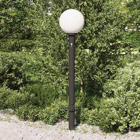 Vidaxx Pollerleuchte mit Sensor und Steckdose 120 cm schwarz IP44