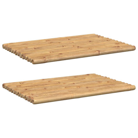 Vidaxx Badematten 2 Stück 70x50 cm Bambus