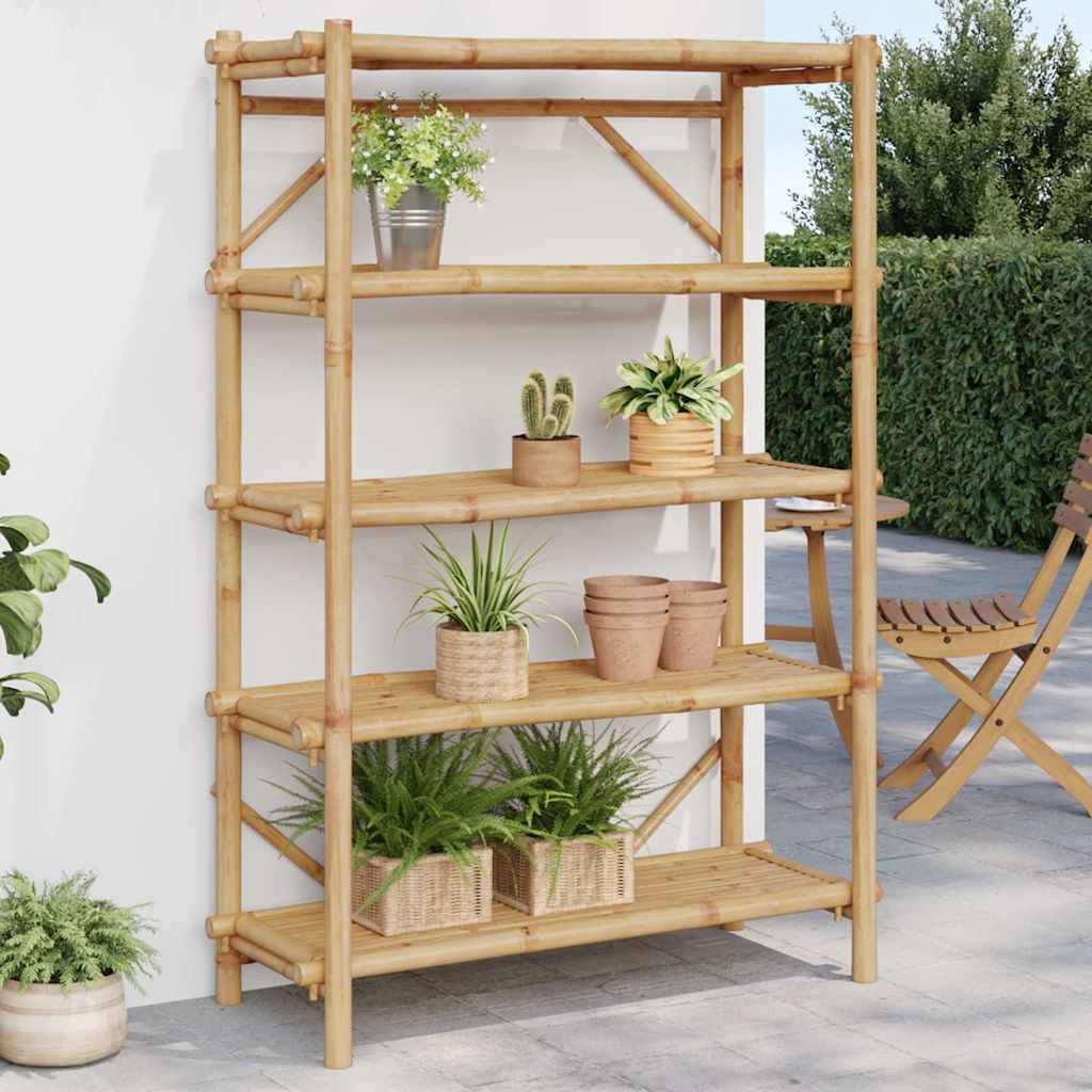 Vidaxl rek 5-laags 100x40x150 cm bamboe