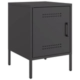 Vidaxl nachtkastjes 2 st 36x39x50,5 cm staal zwart