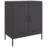 Vidaxl dressoir 68x39x79 cm staal zwart