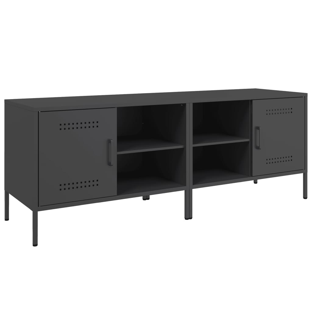 Vidaxl tv-meubelen 2 st 68x39x50,5 cm staal zwart