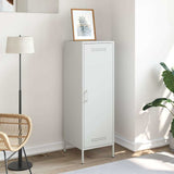 Vidaxl hoge kast 36x39x113 cm staal wit