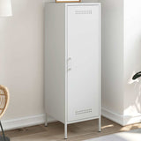 Vidaxl hoge kast 36x39x113 cm staal wit