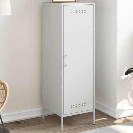 Vidaxl hoge kast 36x39x113 cm staal wit