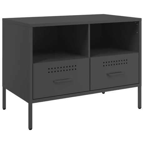 Vidaxl tv-meubel 68x39x50,5 cm staal zwart
