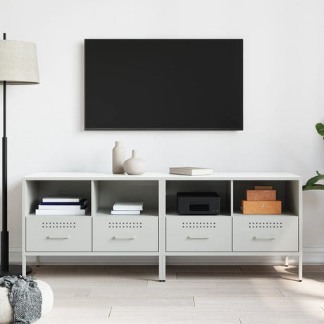 Vidaxl tv-meubelen 2 st 68x39x50,5 cm staal wit