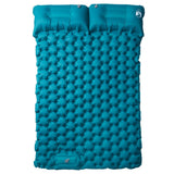 Vidaxl Campingmatratze mit Kissen selbstaufblasend 2-Personen blau