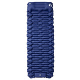 VidaXL Campingmatratze mit Kissen selbstaufblasend 1-Personen Marineblau