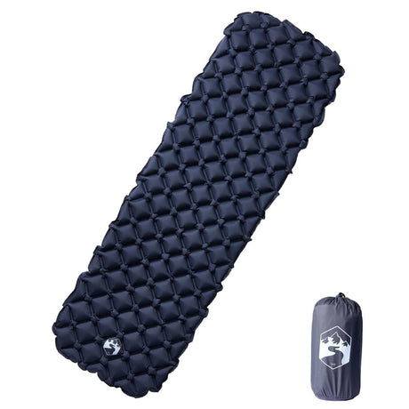 Vidaxx aufblasbare Campingmatratze 190x58x6 cm 1-Personen grau