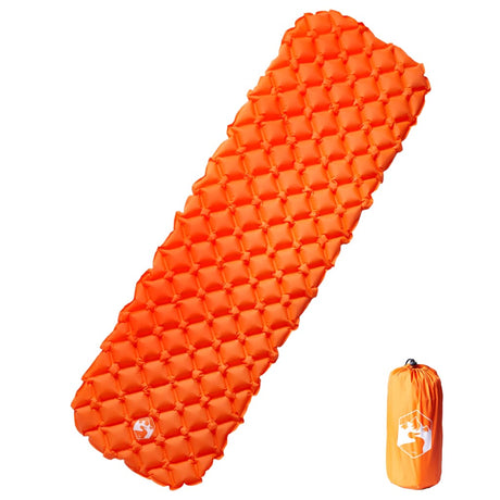 Vidaxx aufblasbare Campingmatratze 190x58x6 cm 1-Personen orange