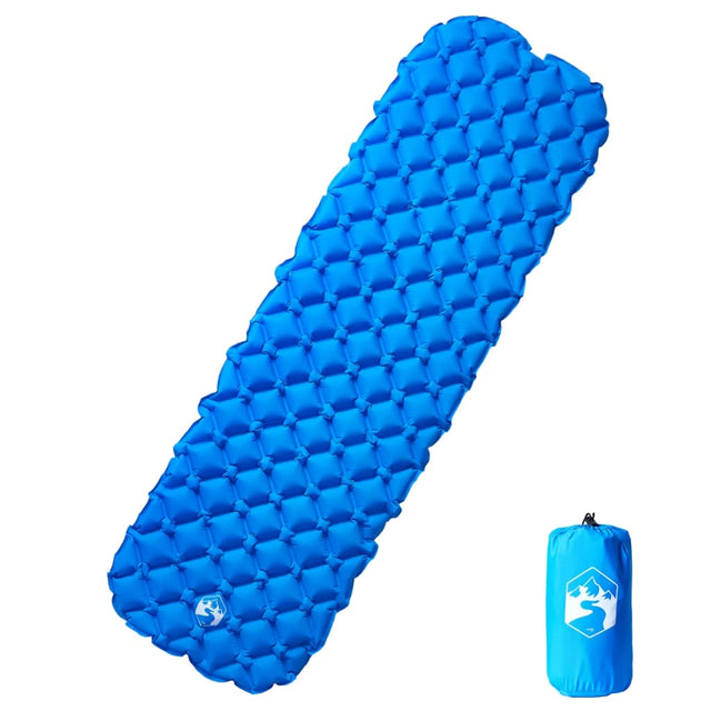 Vidaxx aufblasbare Campingmatratze 190x58x6 cm 1-Personen blau