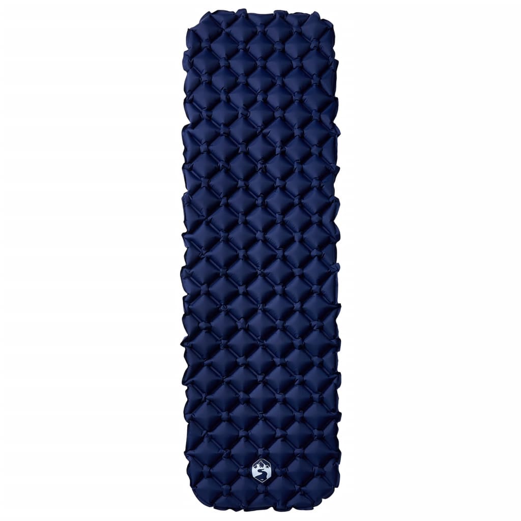 Vidaxx aufblasbare Campingmatratze 190x58x6 cm 1-Personen Marineblau