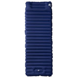 VidaXL Campingmatratze mit Kissen selbstaufblasend 1-Personen Marineblau