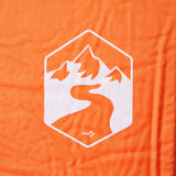 Vidaxl Campingmatratze mit Kissen selbstaufblasend 1-Personen orange