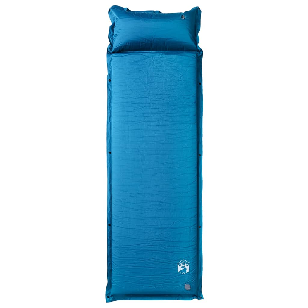 Vidaxl Campingmatratze mit Kissen selbstaufblasend 1-Personen Türkis