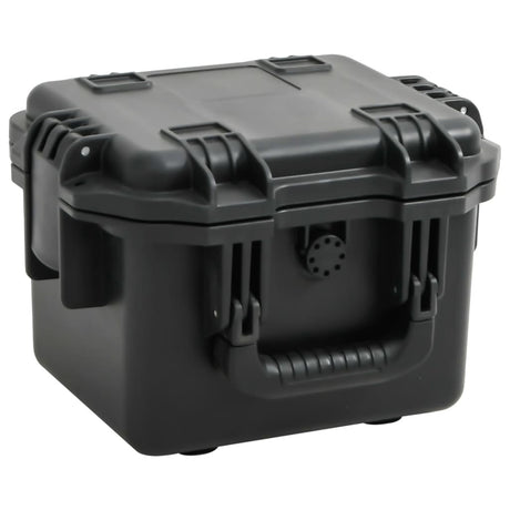 VidaXL Flightcase tragbar 30x24,5x20 cm PP schwarz