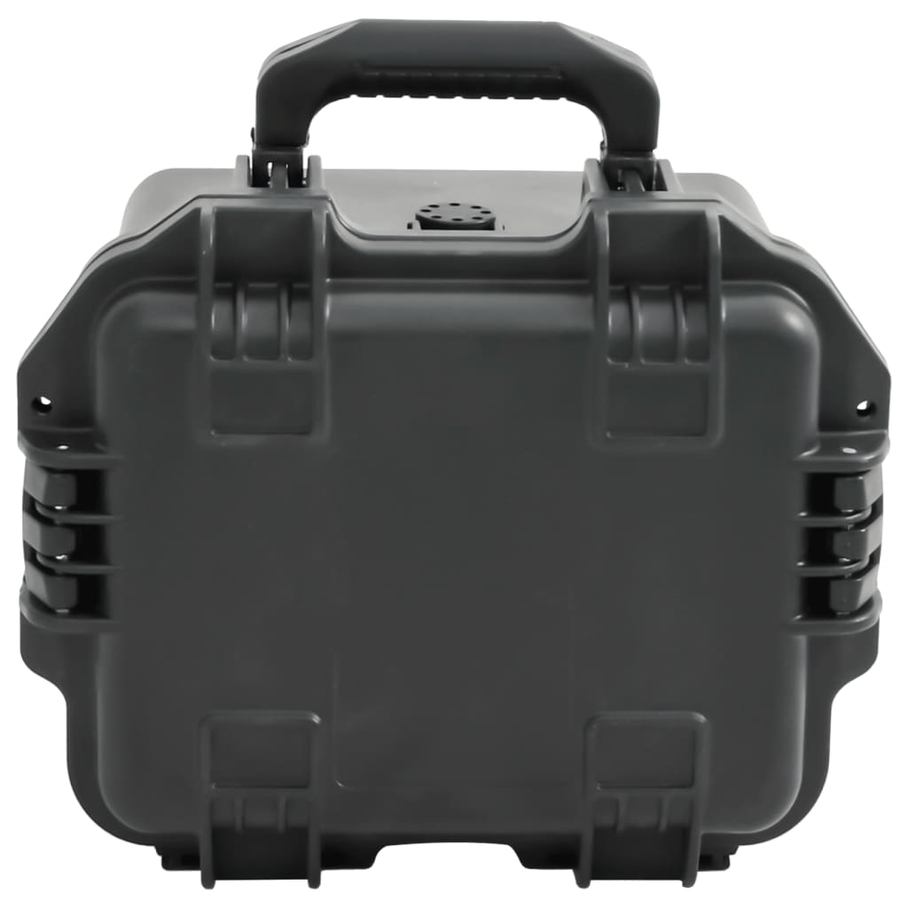 VidaXL Flightcase tragbar 30x24,5x20 cm PP schwarz