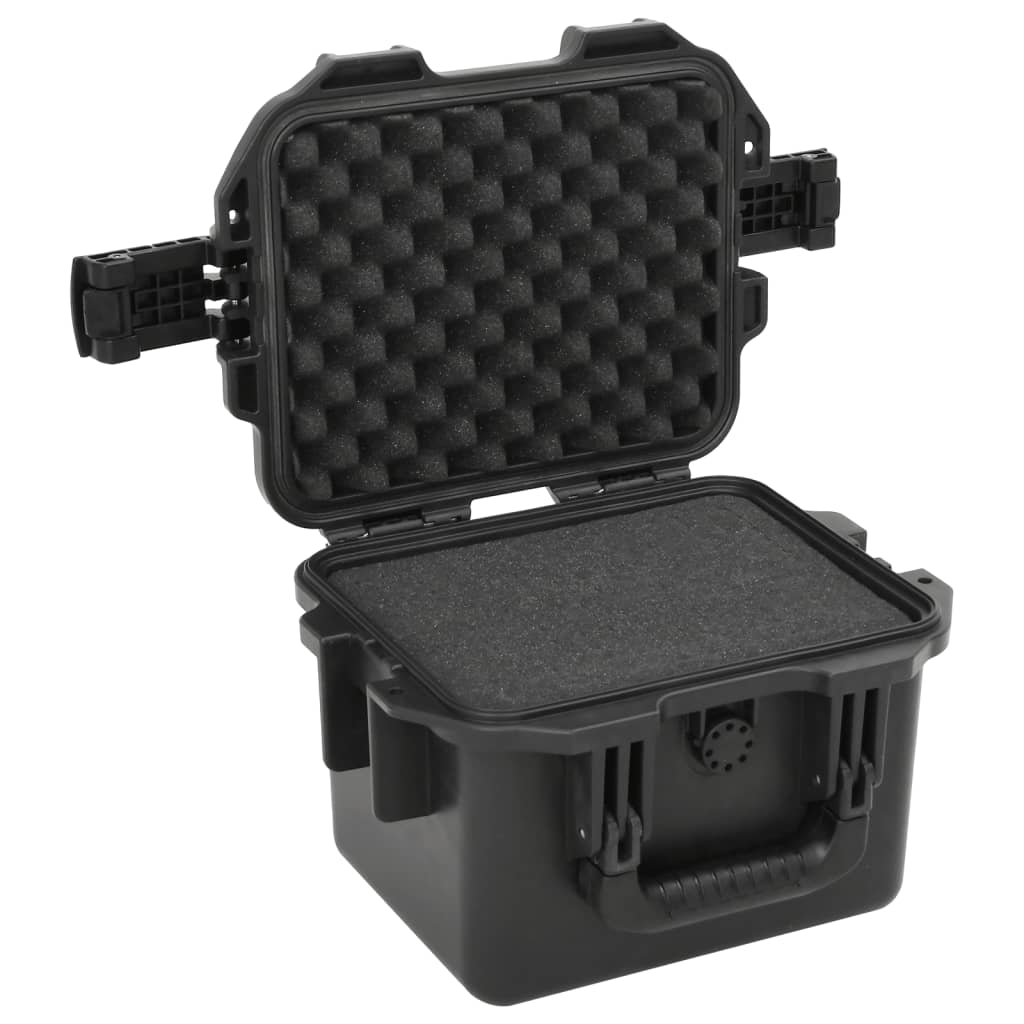 VidaXL Flightcase tragbar 30x24,5x20 cm PP schwarz