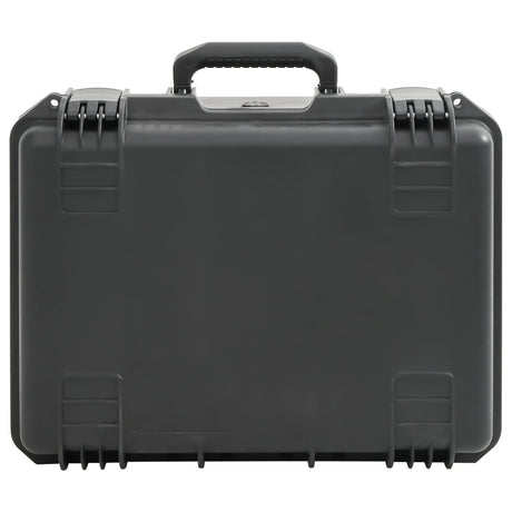 VidaXL Flightcase tragbar 49x38x23 cm PP schwarz