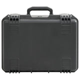 VidaXL Flightcase tragbar 49x38x23 cm PP schwarz
