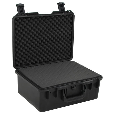 VidaXL Flightcase tragbar 49x38x23 cm PP schwarz