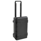Vidaxx Flightcase tragbar 55x35x22,5 cm PP schwarz