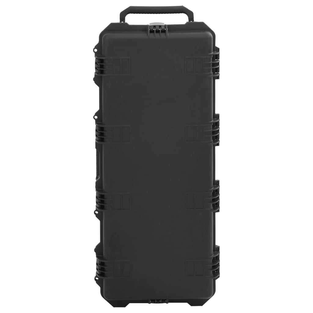 Vidaxx Flightcase tragbar 100,5x42x17 cm PP schwarz