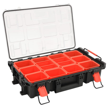 Vidaxx Flightcase tragbar 55,5x34,5x13,5 cm PP schwarz
