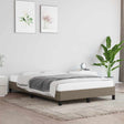 Vidaxl bedframe zonder matras 120x190 cm stof taupe