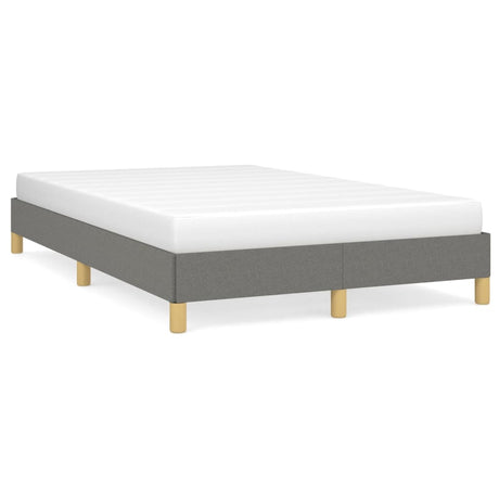 Vidaxl bedframe zonder matras 120x190 cm stof donkergrijs