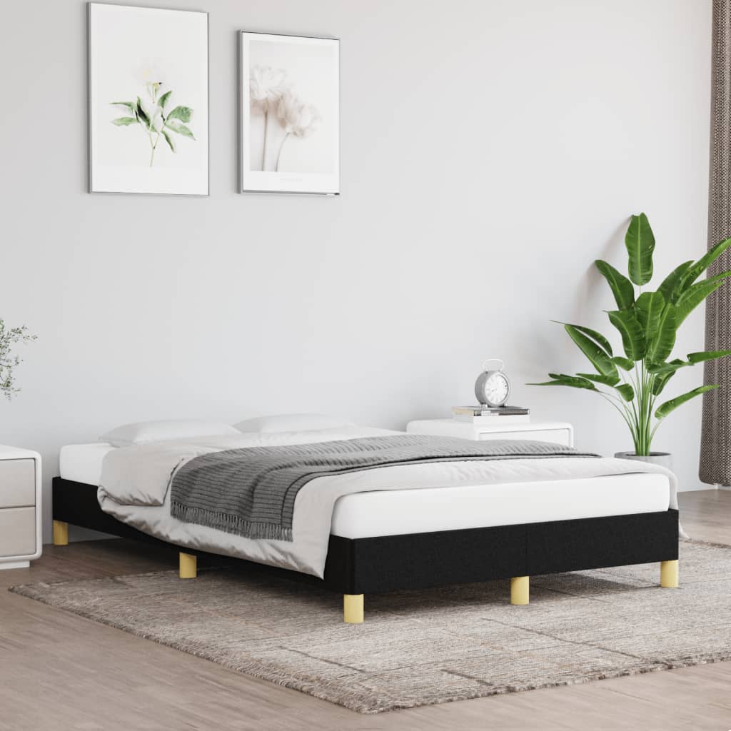 Vidaxl bedframe zonder matras 120x190 cm stof zwart