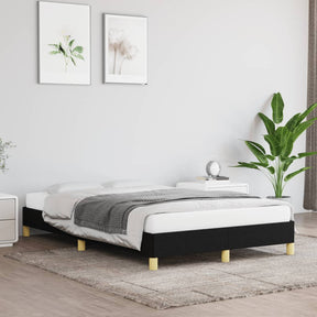 Vidaxl bedframe zonder matras 120x190 cm stof zwart