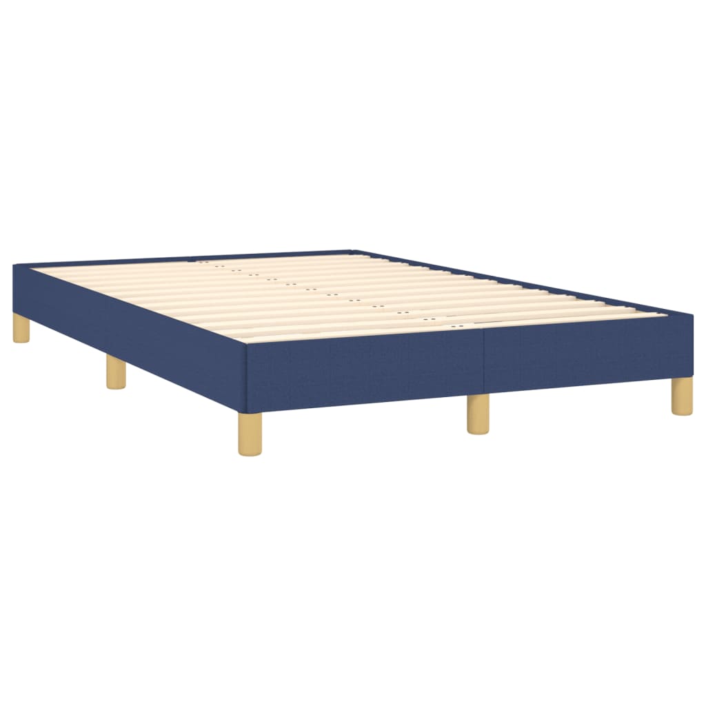 Vidaxl bedframe zonder matras 120x190 cm stof blauw