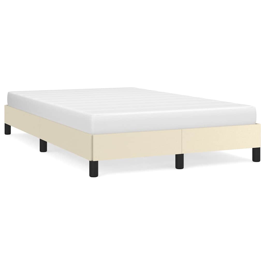 Vidaxl bedframe zonder matras 120x190 cm kunstleer crème