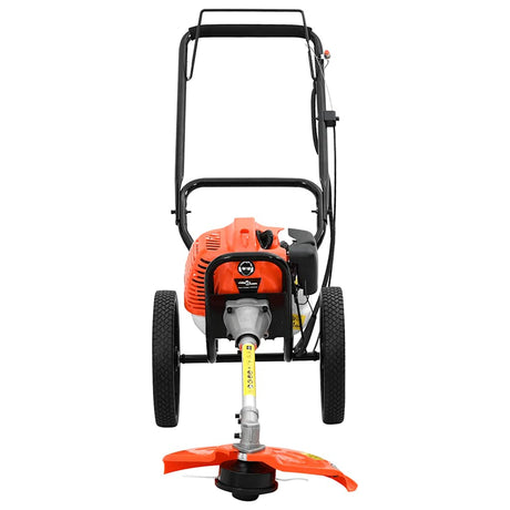 Vidaxl bosmaaier met wielen 52 cc 1,45 kw oranje