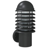 Vidaxx Außenwandleuchte Edelstahl schwarz