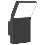 VidaXL Außenwandleuchte LED Aluminiumguss schwarz