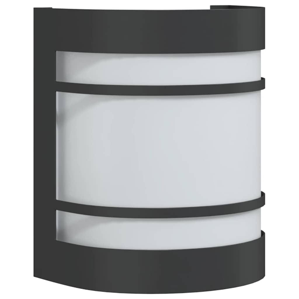 Vidaxx Außenwandleuchte Edelstahl schwarz