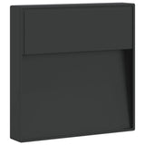 VidaXL Außenwandleuchte LED Aluminiumguss schwarz