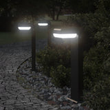 Vidaxx stehende Außenlampen 3 Stück 50 cm Aluminiumguss schwarz