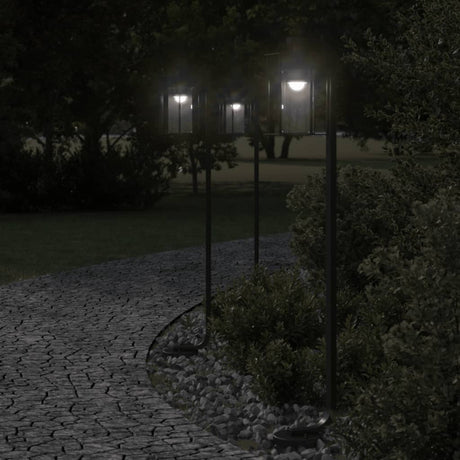 Vidaxx Außenstehleuchte 100 cm Edelstahl schwarz