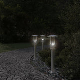 Vidaxx Außenstehleuchte 60 cm Edelstahl silberfarben