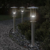 Vidaxx Außenstehleuchte 60 cm Edelstahl silberfarben