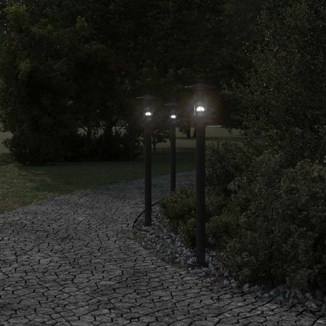 Vidaxx Außenstehleuchte 100 cm Edelstahl schwarz