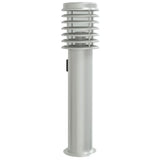 Vidaxx Außenstehleuchte mit Fassung 60 cm Edelstahl Silber